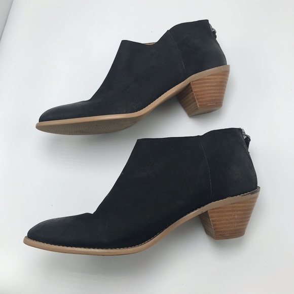 Kelsi Dagger Shoes - Kelsi Dagger Brooklyn KDB Black Leather Booties